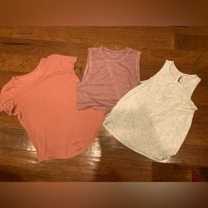 3 Lululemon Shirts - GREAT Condition